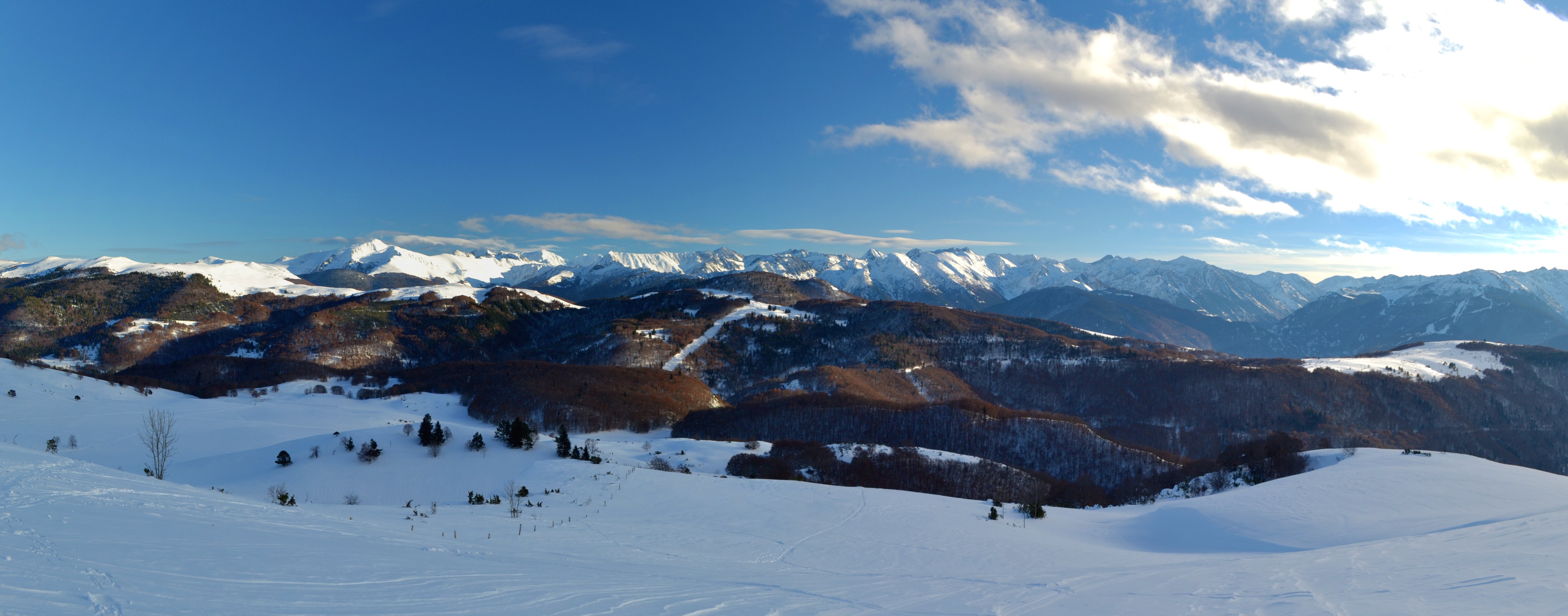 Week-end randonnée en raquettes entre pays de Sault et haute Ariège